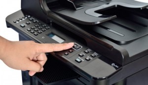 multifunction printer with finger